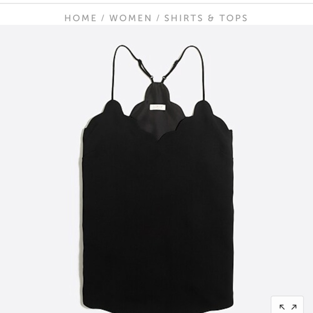 J. Crew scalloped cami - NWOT